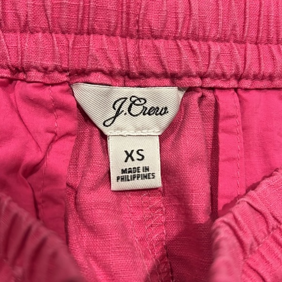J. Crew Point Sur Seaside Shorts Linen Blend Pink Size XSmall - Picture 3 of 7